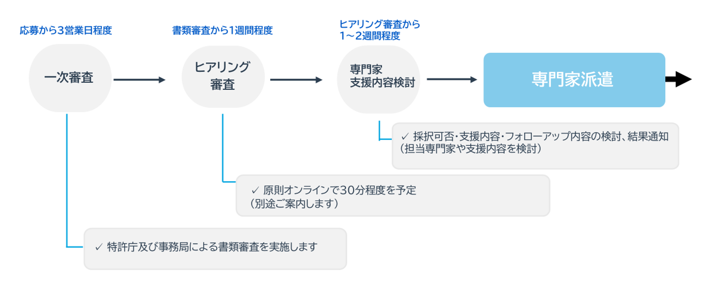 審査スケジュール